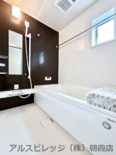 新築/朝霞市根岸台７丁目第２期　全５棟の浴室|落ち着いた空間のお風呂です