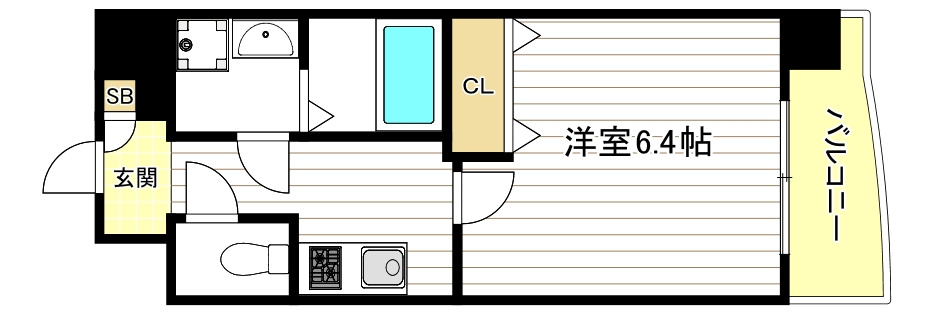 Luxe田辺の間取り