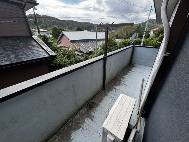 鴨川市　中古戸建のバルコニー