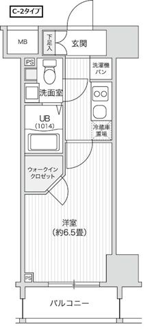 【間取り】 | レジディア笹塚Ⅱ