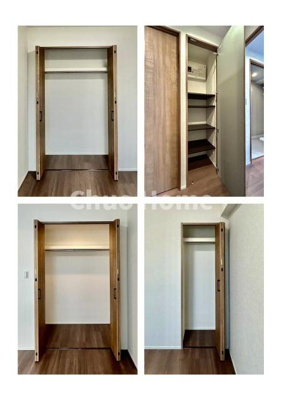 【収納】 | ダイアパレス新小岩親水公園 | 居室にはクローゼットを完備し、自由度の高い家具の配置が叶うシンプルな空間です。お子様の成長と必要になる子供部屋を与えるにはぴったりの間取りですね。