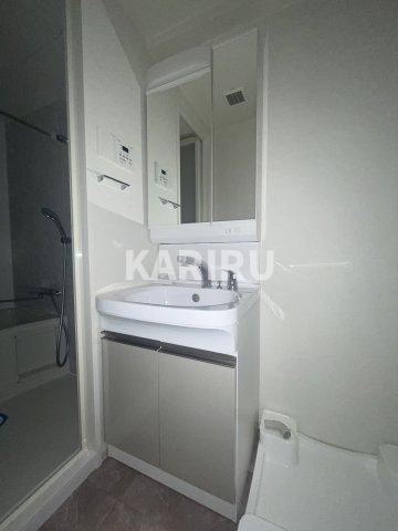 S-RESIDENCE上新庄ascentの洗面所