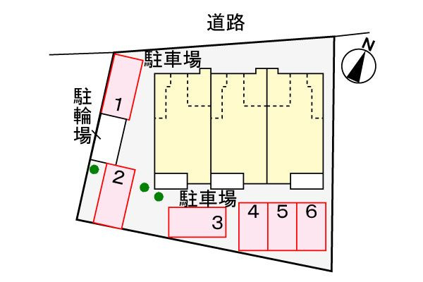ブライト　シャトーの駐車場