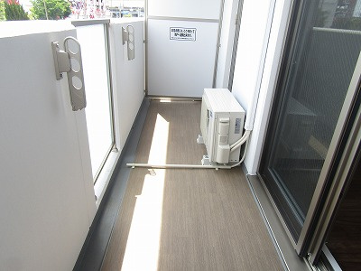 LaDouceur南茨木のバルコニー