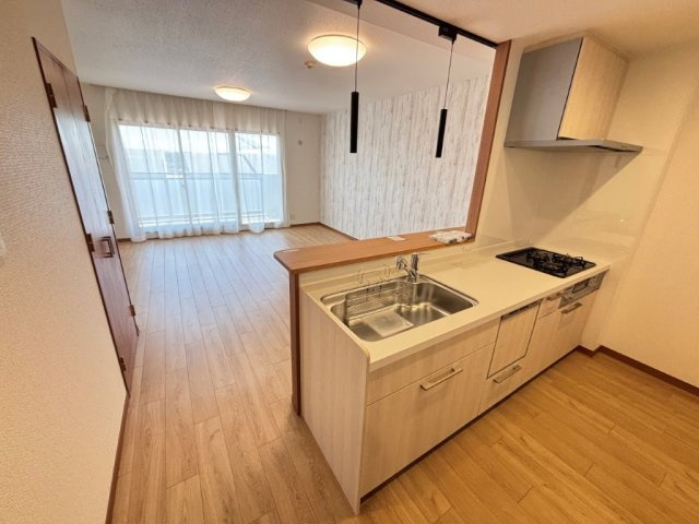 リビオ上名和B棟のキッチン|使いやすいキッチンです