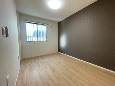 【内装】 | （仮称）ユニヴァリィⅡ上乃木 | 洋室（アクセントクロス色違います）（イメージ）