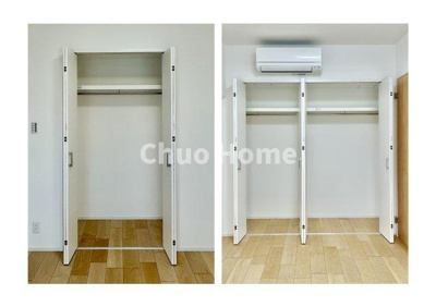 【収納】 | 東陽町ガーデニアA棟 | 居室にはクローゼットを完備し、自由度の高い家具の配置が叶うシンプルな空間です。お子様の成長と必要になる子供部屋を与えるにはぴったりの間取りですね。