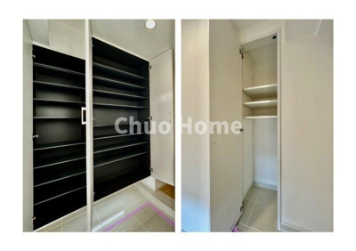 【玄関】 | 東陽町ガーデニアA棟 | 【玄関】玄関には大型のシューズクローゼットを設置しておりますのでいつでもスッキリりとした空間を保てます。玄関周りを清潔に使うのはとても大事なことですよね。