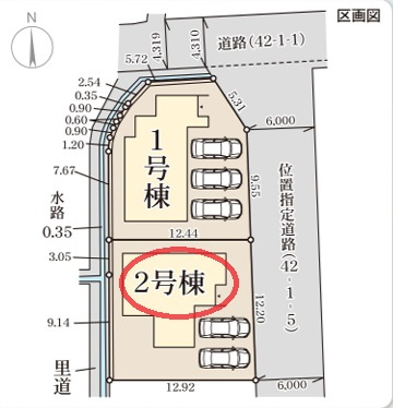 【区画図】 | リーブルガーデン姫路市御立中４期 | 区画図