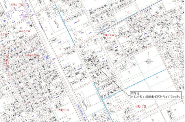 東区竹尾4丁目　新築戸建　の地図