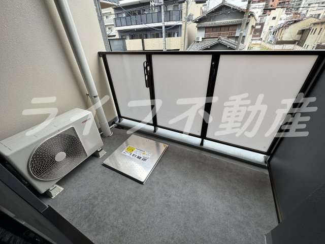 ブランシエスタ森ノ宮のバルコニー|バルコニー付きです