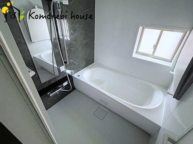 上尾市小泉　13期　新築一戸建て　グラファーレ　01の浴室|26.1.19　撮影済み