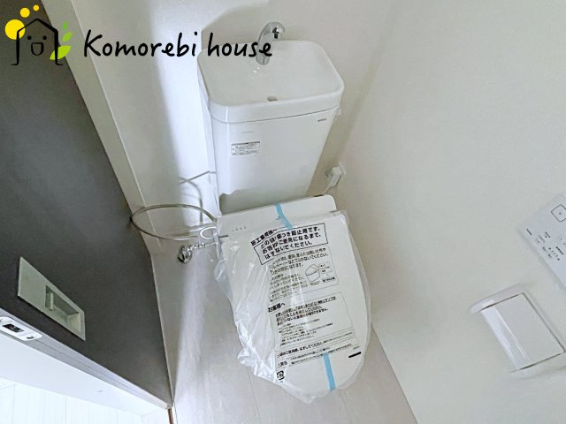 上尾市小泉　13期　新築一戸建て　グラファーレ　01のトイレ|26.1.19　撮影済み