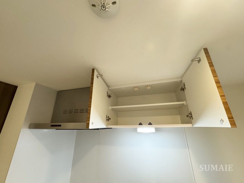 ベルシード板橋本町プレミアⅡのキッチン|キッチン収納です