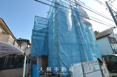 【外観】 | 座間市入谷西５丁目　新築戸建て　全１棟【仲介手数料無料】 | ※令和8年2月中旬に撮影