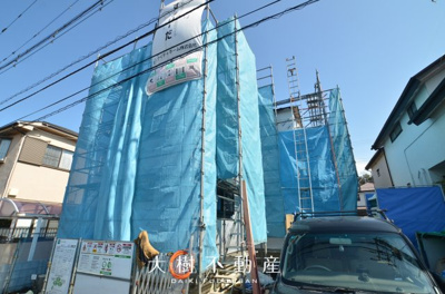 【外観】 | 座間市入谷西５丁目　新築戸建て　全１棟【仲介手数料無料】 | ※令和8年2月中旬に撮影