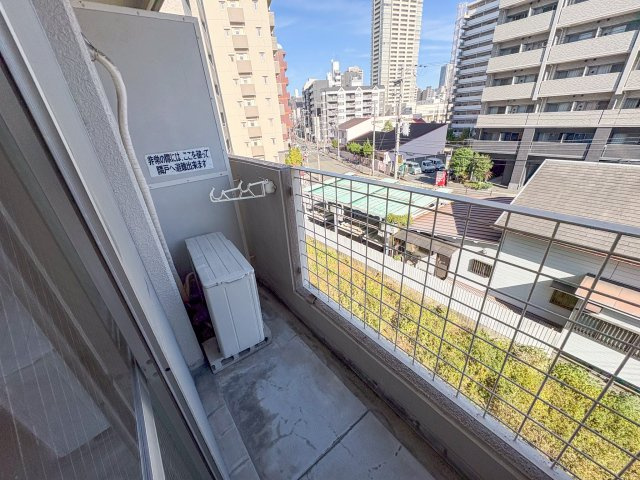 南堀江レヂデンスのバルコニー