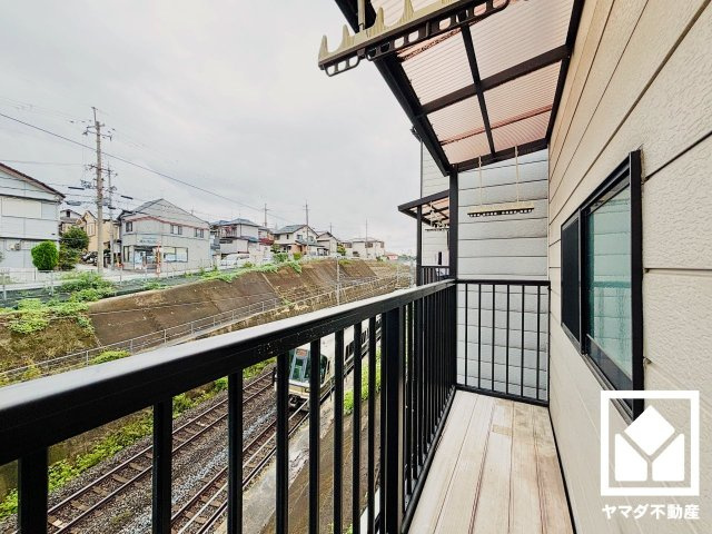 伏見区深草大亀谷東寺町のバルコニー