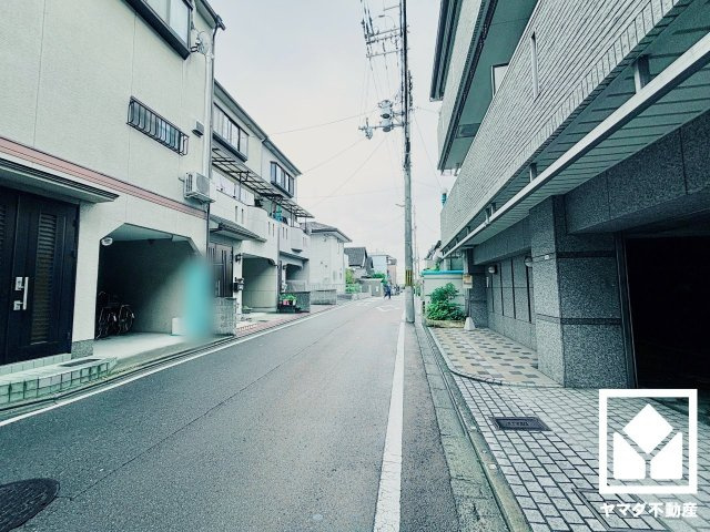 伏見区深草大亀谷東寺町の前面道路含む現地写真