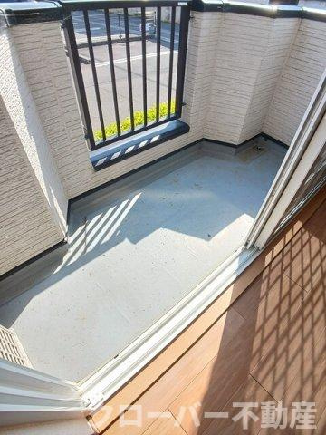 フラット・ハイムＡのバルコニー