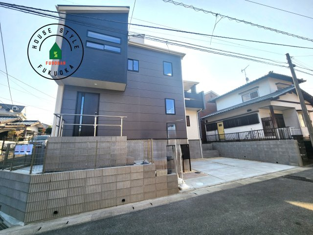 太宰府市青山2丁目第1-1棟（1号棟）の外観|デザイン性のある外観です。