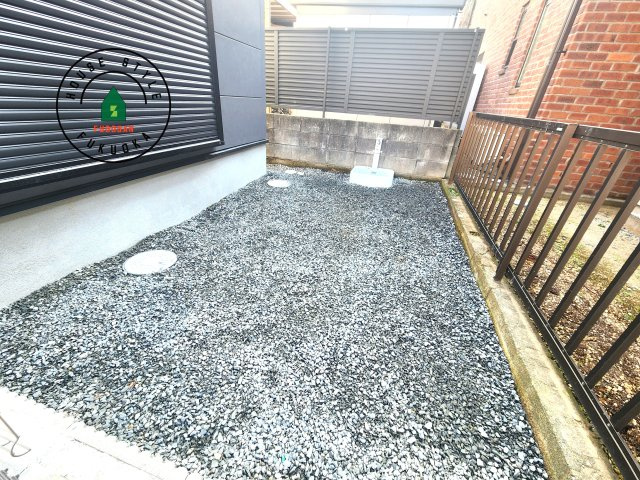 太宰府市青山2丁目第1-1棟（1号棟）の庭|お庭で自由な時間を過ごせます。