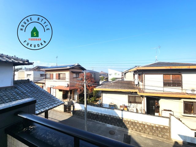 太宰府市青山2丁目第1-1棟（1号棟）の展望|窓から緑が見える物件も魅力的です。