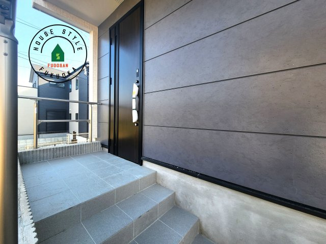 太宰府市青山2丁目第1-1棟（1号棟）の外観：施工例|おでかけの時も帰った時も、「我が家」を最初に感じでもらえる素敵な空間に。