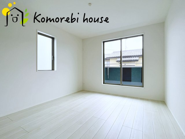 上尾市小泉　14期　新築一戸建て　グラファーレ　01の寝室|寝室です