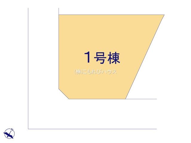 上尾市小泉　14期　新築一戸建て　グラファーレ　01の区画図|1号棟