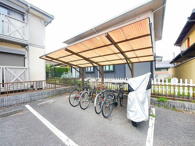 サニーコートＡのその他共用部分|駐輪場です