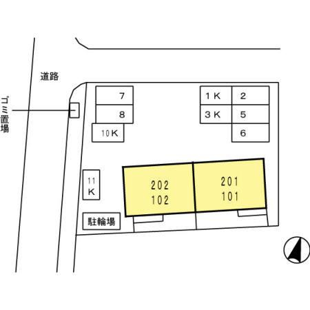 ル・トワヴェールの区画図