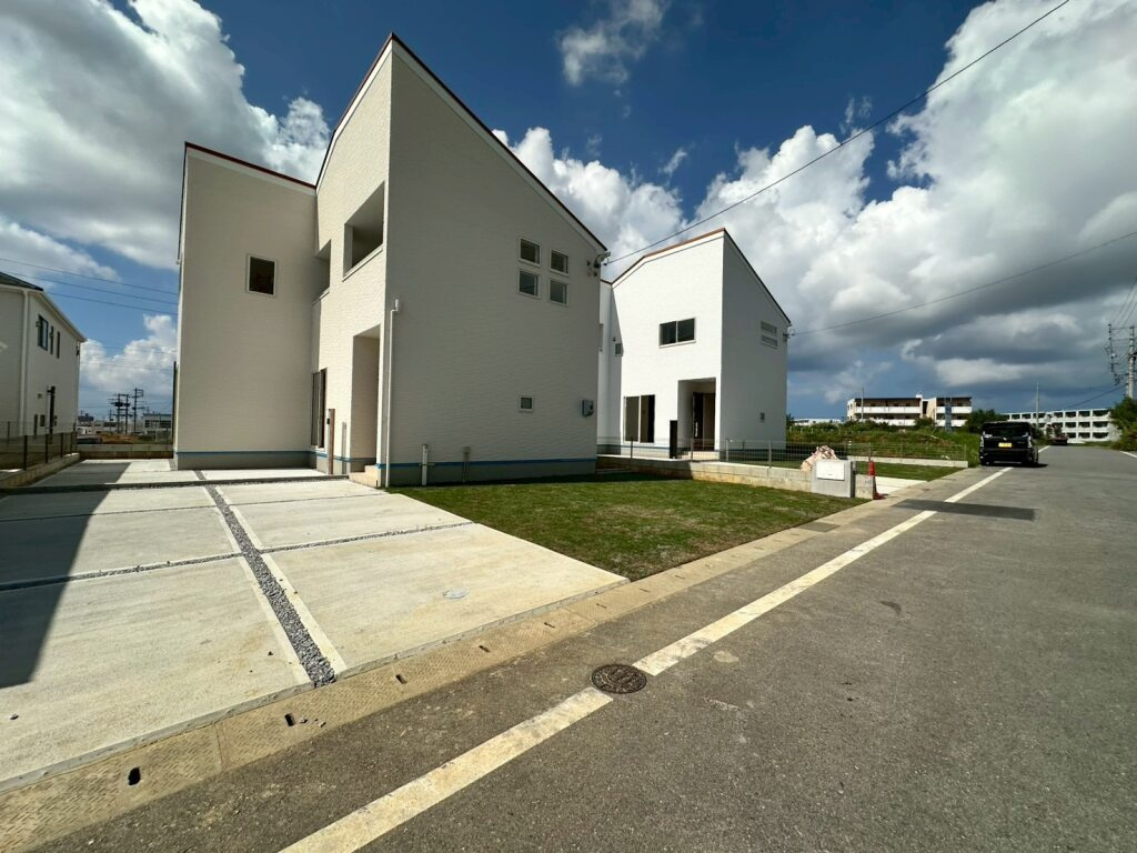 ★★読谷村大湾2期-２号棟（全5棟）の外観|【現地撮影2025.10】いつでも内覧可能です♪