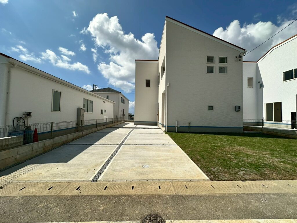 ★★読谷村大湾2期-２号棟（全5棟）の外観|【現地撮影2025.10】いつでも内覧可能です♪