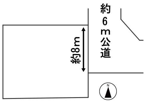６６０４１　各務原市鵜沼各務原町土地の区画図