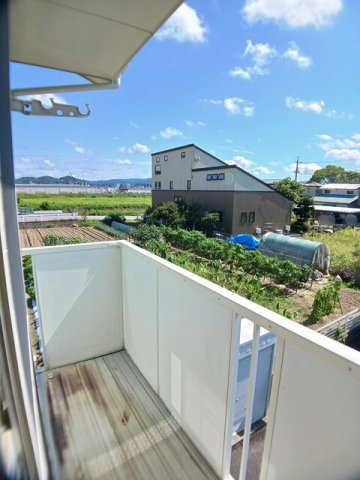 アメニティ郷東Ａのバルコニー