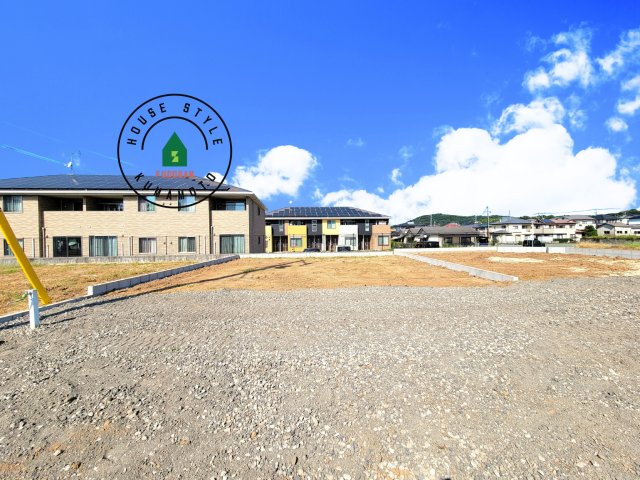 熊本市北区植木町岩野第4-2棟(1号棟)の外観|デザイン性のある外観です。