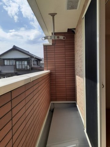 ビブレストⅢのバルコニー