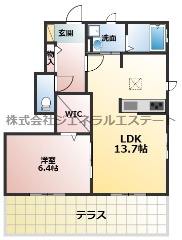 ブルーオニオンの間取り