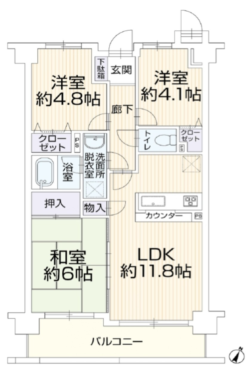 シャルマンコーポ東所沢の画像