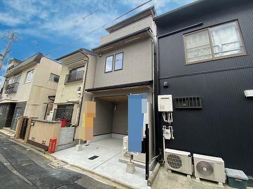 上京区観音寺門前町 新築戸建の外観