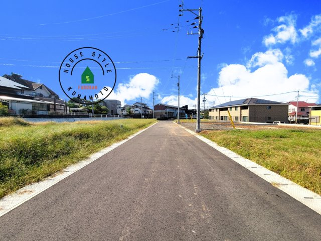 熊本市北区植木町岩野第4-2棟(2号棟)の外観|デザイン性のある外観です。