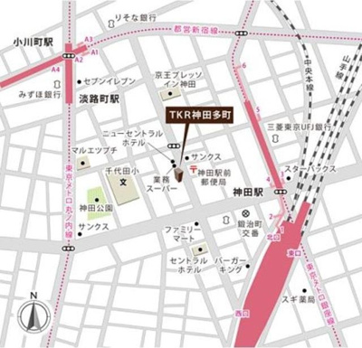 【地図】 | TKR神田多町（ティーケーアール神田多町）