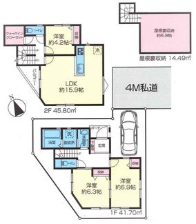 【間取り】 | 西東京市東町5丁目　全1棟 | 西東京市東町5丁目　全1棟