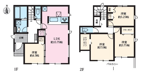 知立市昭和　新築分譲住宅　全2棟　1号棟