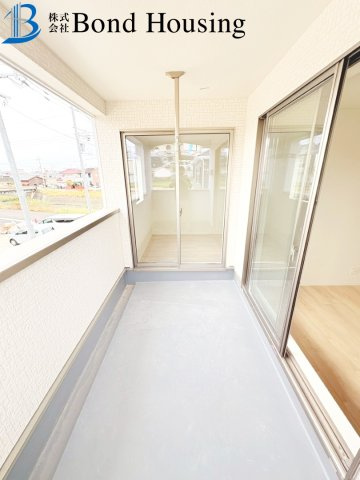 山陽「藤江駅」徒歩9分の好立地　大久保町谷八木　全9棟　2号棟のバルコニー