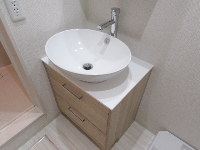 フジパレス伊孑志の洗面所|コンパクトで使いやすい洗面所