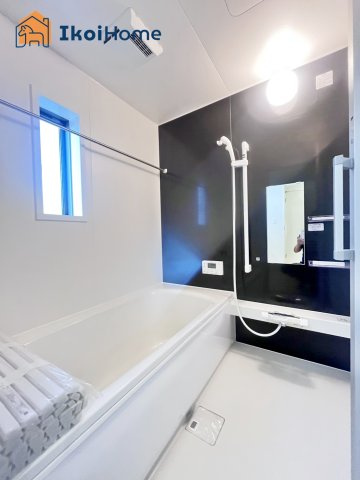 明石市大久保町谷八木第6　2号棟　の浴室|【ホームページに現地動画掲載中】●年中無休：当日予約可●1坪タイプの広々したユニットバスになります。