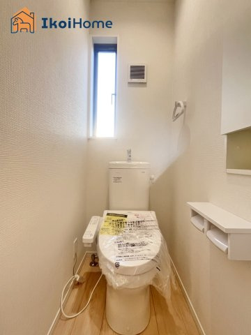 明石市大久保町谷八木第6　2号棟　のトイレ|【ホームページに現地動画掲載中】●年中無休：当日予約可●1階・2階ウォッシュレット付のお手洗い。