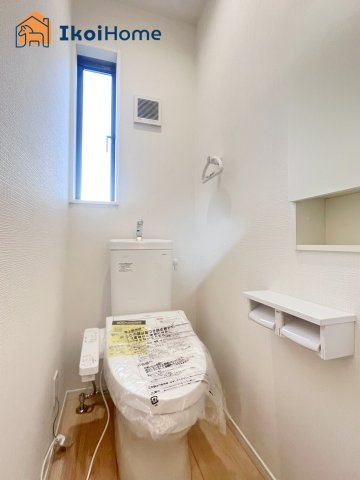 明石市大久保町谷八木第6　2号棟　のトイレ|【ホームページに現地動画掲載中】●年中無休：当日予約可●トイレが2か所あるので夜中もや朝も楽ちん。